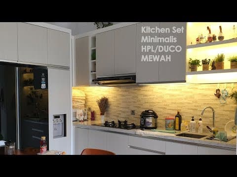 Kitchen Set Finishing HPL & Duco